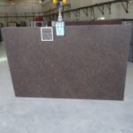 Polished Coffee Brown Granite Slab from India