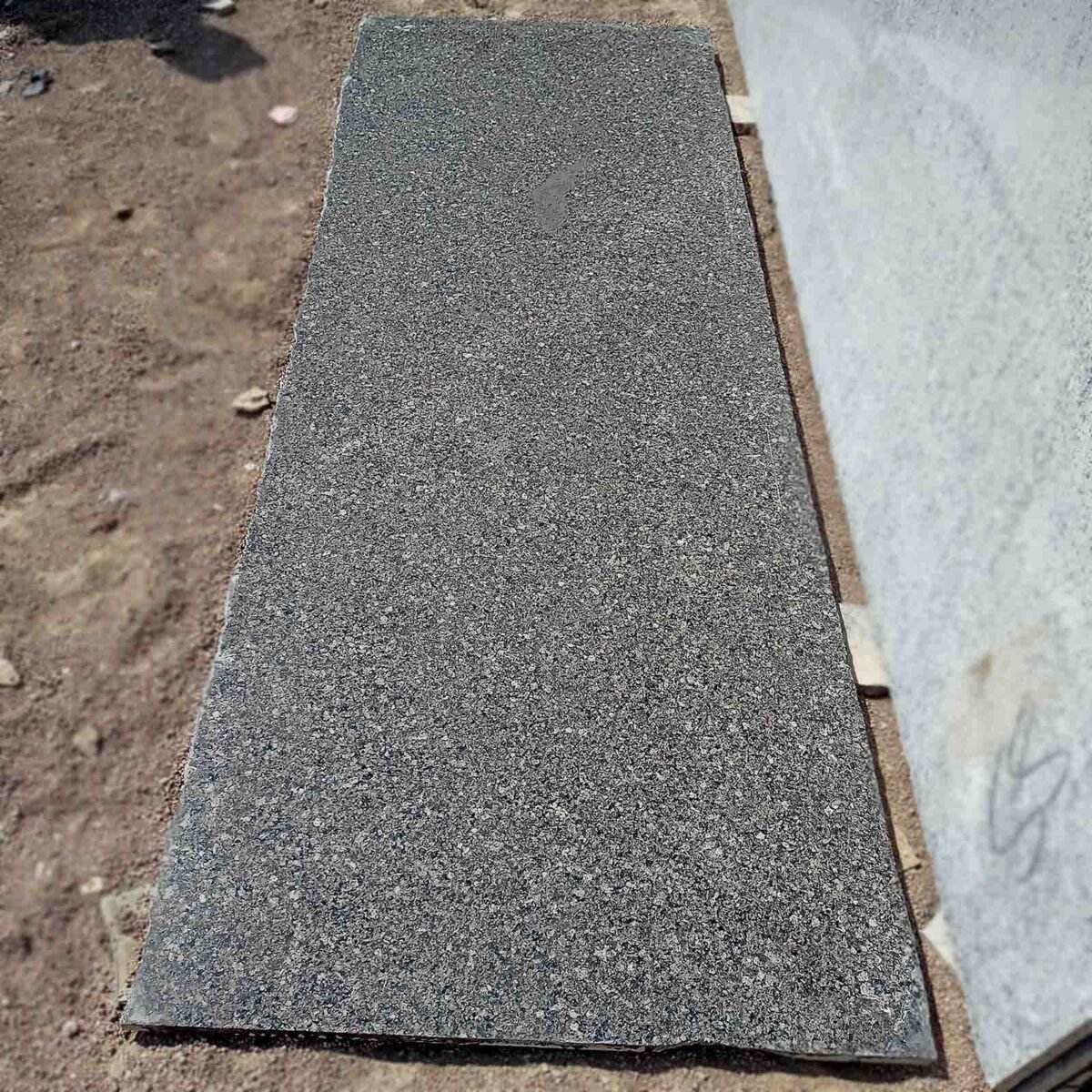 Desert Green Granite Slab with Natural Speckles