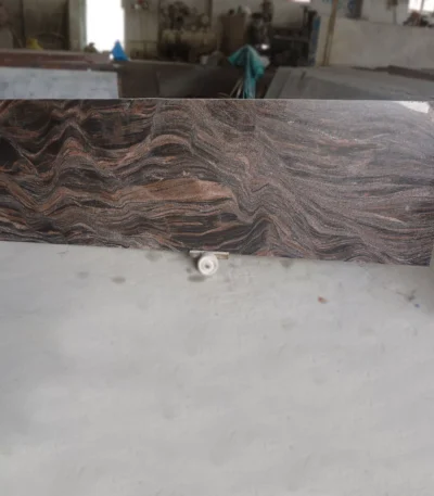 Himalayan Blue Granite Slab with Flowing Patterns