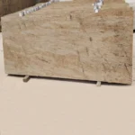 Ivory Chiffon Granite Slab with Flowing Veins