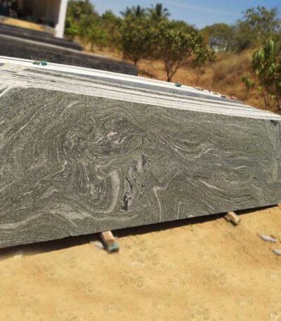 Polished Kuppam Green Granite Slab