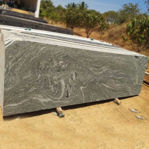 Polished Kuppam Green Granite Slab