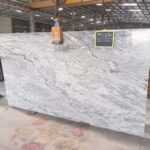 Thunder White Granite Slab with Grey Veins
