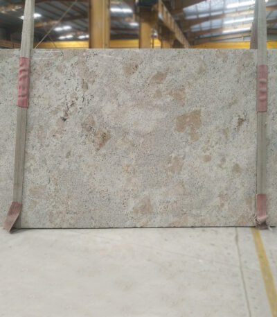 Bahama Ivory Granite Slab with Soft Beige Veins