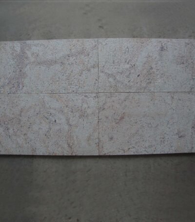 Ivory Chiffon Granite Slab with Flowing Veins