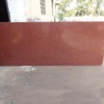 Jhansi Red Granite Slab with Bold Red and Black Speckles
