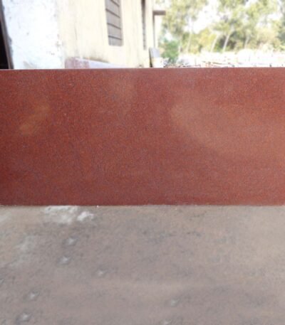 Jhansi Red Granite Slab with Bold Red and Black Speckles
