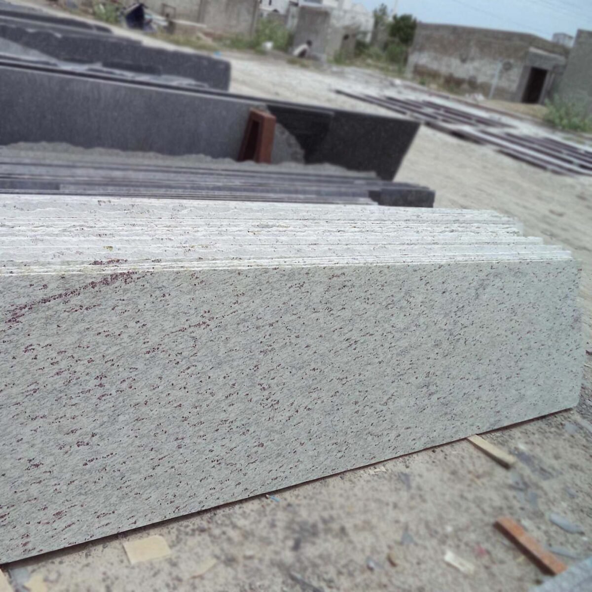 Moon White Granite Slab Polished Finish