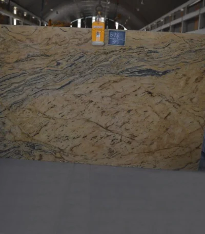 Polished Parada Gold Granite Kitchen Countertop