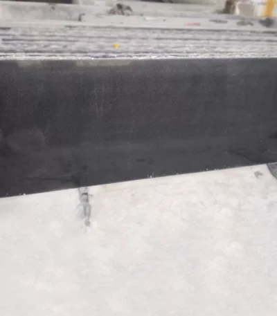 Polished Jet Black Granite Slab