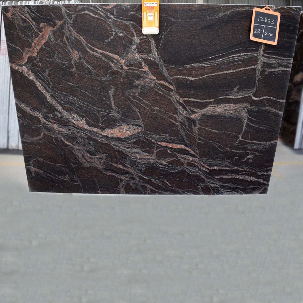 Romantic Pink Granite Slab with Fine Speckled Pattern