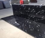 Fish Patterned Black Granite for Interior Design