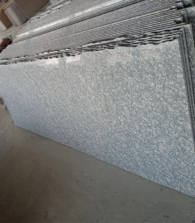 Bala Flower Granite Slab with Red and Grey Swirls