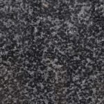 Polished Impala Black Granite Slab Close-up