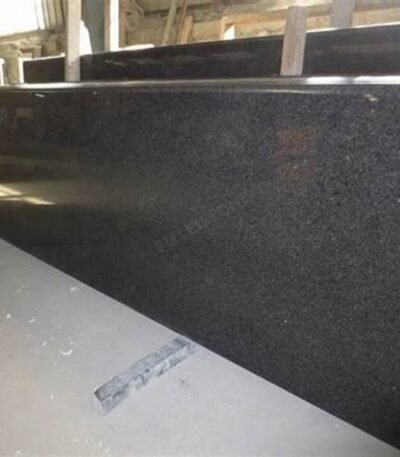 Polished Absolute Black Granite Slab