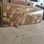 Alaska Gold Granite Slab with Golden Veins