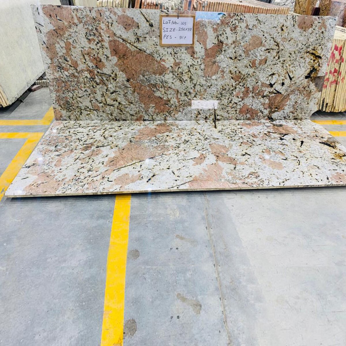 Alaska Pink Granite Slab with Black and Grey Specks