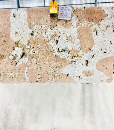 Alaska Pink Granite Slab with Black and Grey Specks