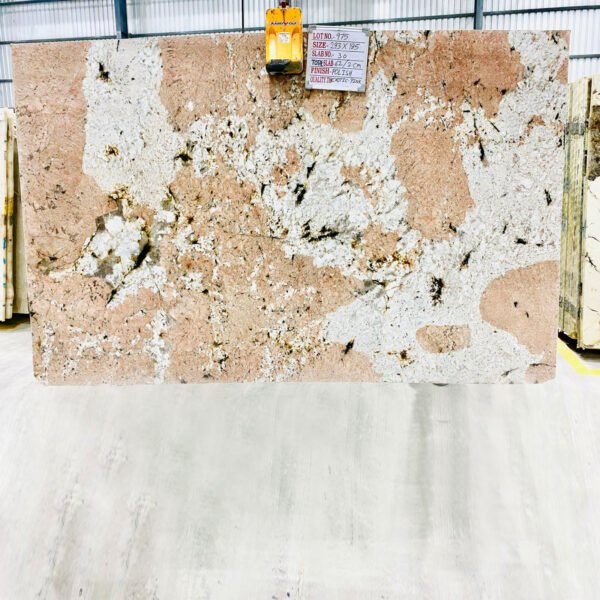 Alaska Pink Granite Slab with Black and Grey Specks