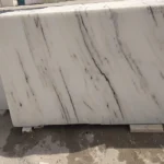 Indian white Albeta Marble tiles for premium flooring