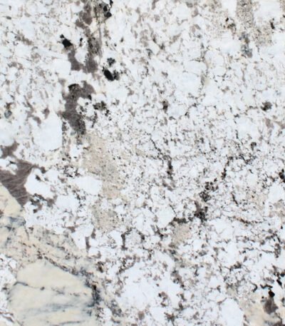 Alpinus White Granite Slab with Crystal Patterns