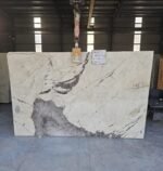 Antolini White Quartzite Slab with Gray Veining