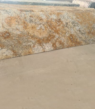 Armani Gold Granite Slab with Rich Veining