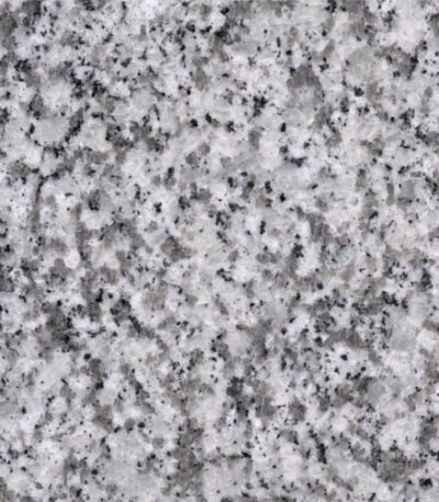 Polished Bianco White Granite slab with grey speckles