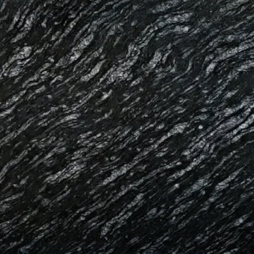 Black Marcino Granite slab with natural white veining