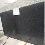 Polished Black Galaxy Granite Slab