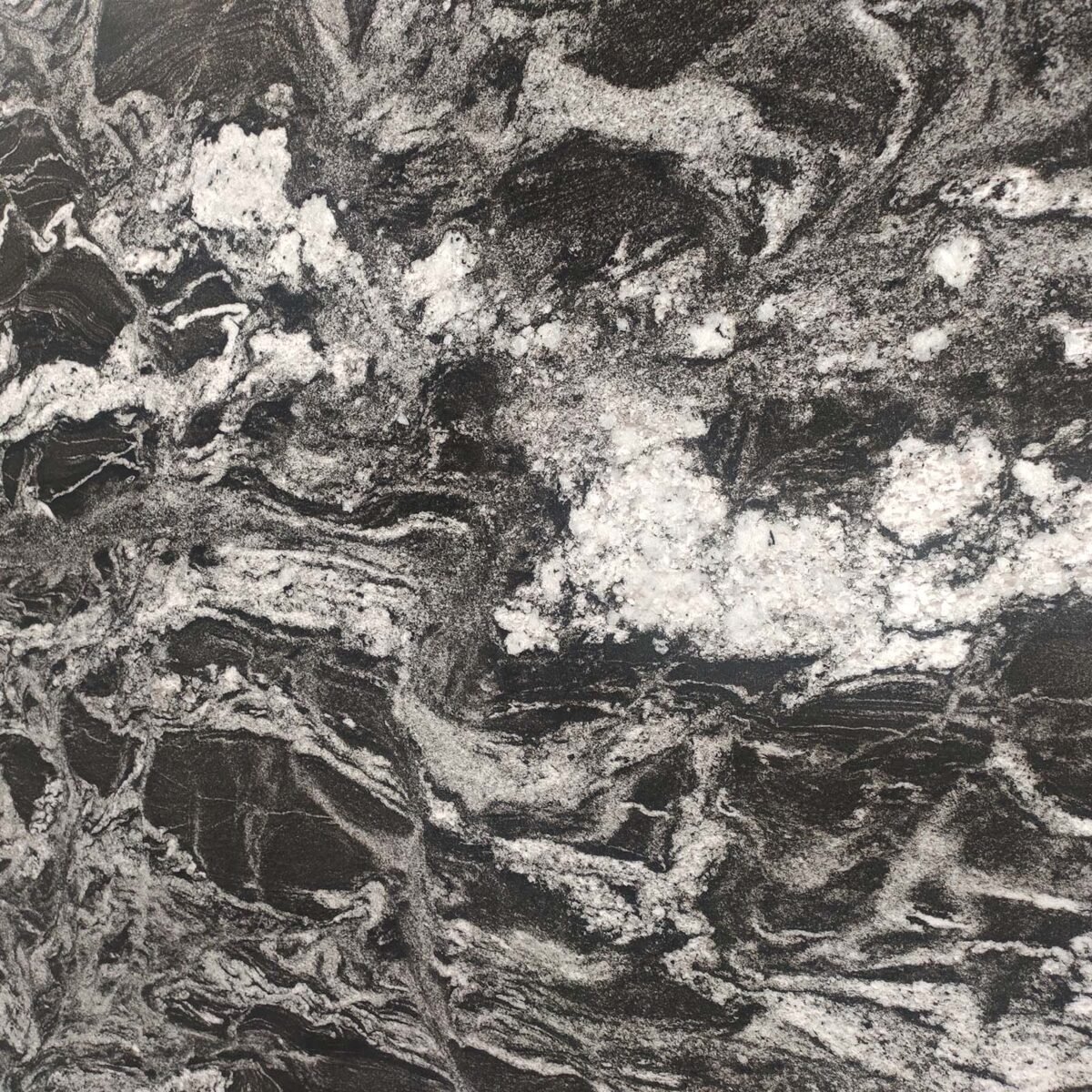 Polished Black Forest Granite Slab