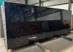 Polished Black Pearl Granite Slab