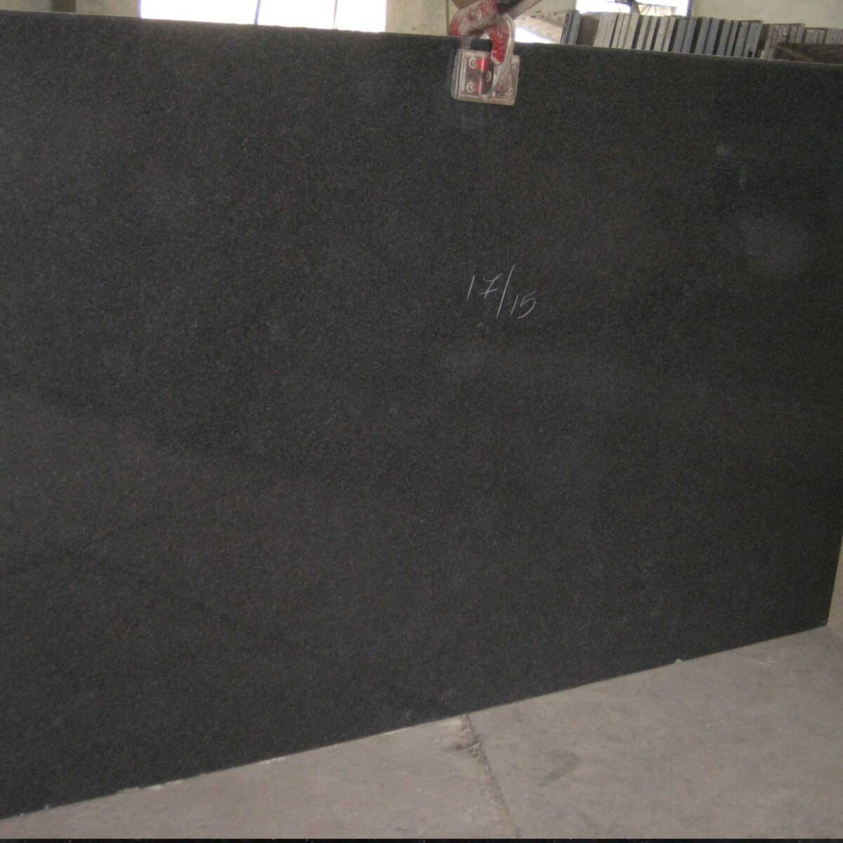 Polished Black Pearl Granite Slab