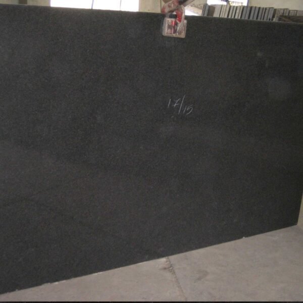Polished Black Pearl Granite Slab