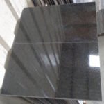 Polished Black Pearl Granite Slab