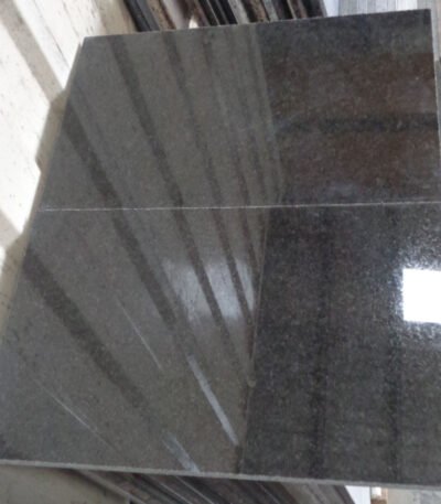 Polished Black Pearl Granite Slab