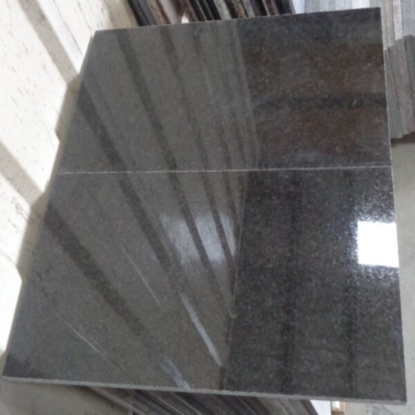 Polished Black Pearl Granite Slab