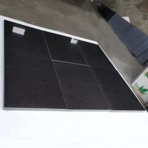 Polished Black Premium Granite Slab