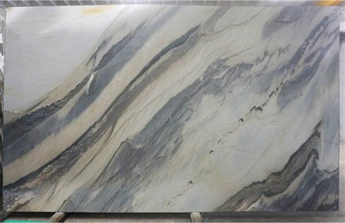 Blue Ocean Granite Flooring in Luxury Interior