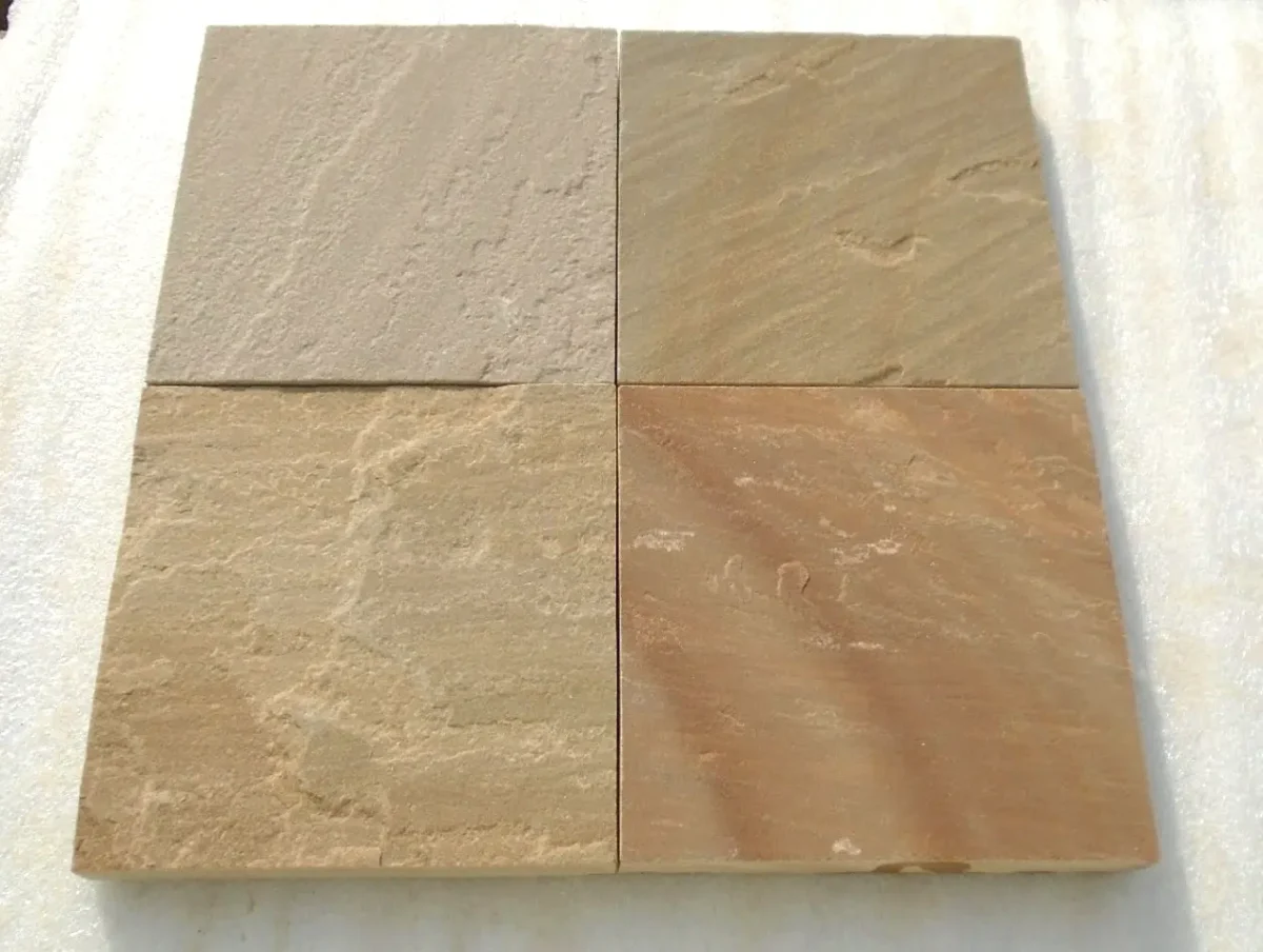 Natural Golden Beige Sandstone Cobbles