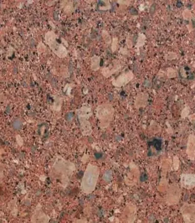 Copper Silk Granite Polished Slab from India