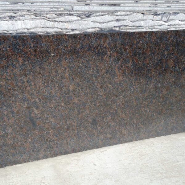 Polished Coffee Brown Granite Slab from India