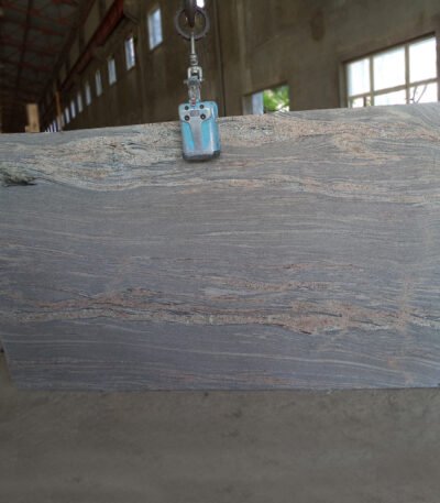Colombo Juprana Granite Slab with Swirling Patterns