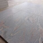 Colombo Juprana Granite Slab with Swirling Patterns