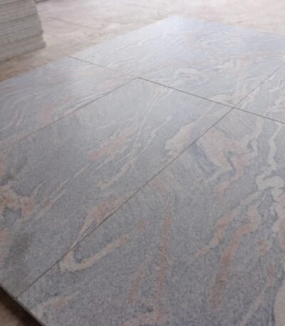 Colombo Juprana Granite Slab with Swirling Patterns