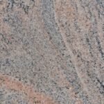 Colombo Juprana Granite Slab with Swirling Patterns