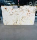 Crystallo Oro Quartzite Slab with Golden Veins