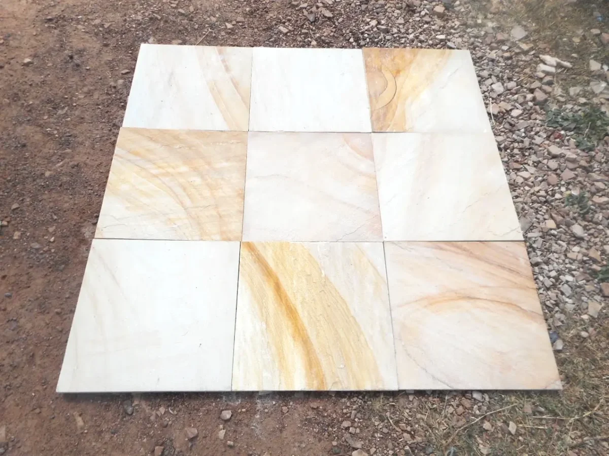 Mint Green Natural Sandstone Cobbles