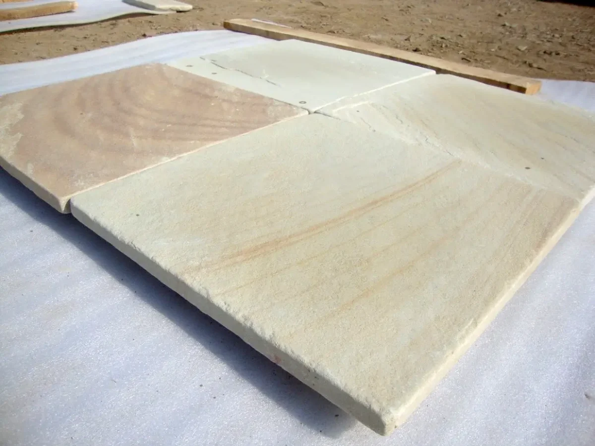 Desert Mint Stone Pool Coping