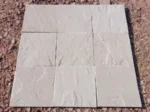 Natural sandstone beige cobbles